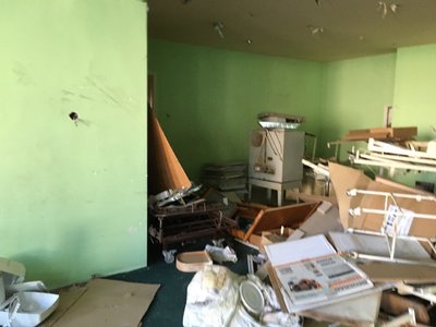 Старе приміщення клінічної лікарні, на базі якого будують лабораторію Старе приміщення клінічної лікарні, на базі якого будують лабораторію