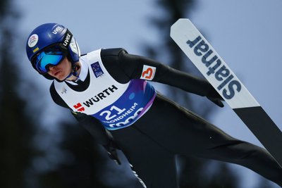 Євген Марусяк на чемпіонаті світу-2025 зі стрибків з трампліна Євген Марусяк на чемпіонаті світу-2025 зі стрибків з трампліна