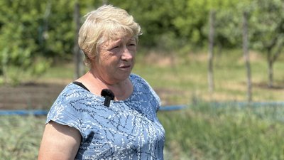 Переселенка з Олександрівки Катерина село Рубці Лиманська громада Донецька область Переселенка з Олександрівки Катерина село Рубці Лиманська громада Донецька область