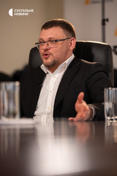 Директор Національного антикорупційного бюро України (НАБУ) Семен Кривонос під час інтервʼю Суспільному, Київ, 25 лютого 2026 року Директор Національного антикорупційного бюро України (НАБУ) Семен Кривонос під час інтервʼю Суспільному, Київ, 25 лютого 2026 року