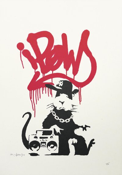Робота Бенксі Gangsta Pat Робота Бенксі Gangsta Pat