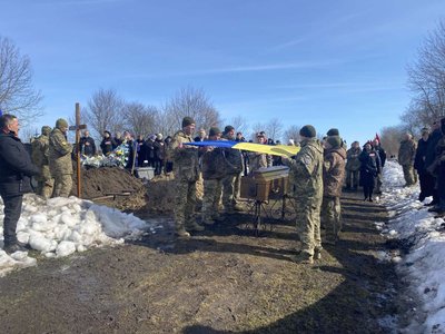 Підгороднянська ОТГ, похорон, прощання із бійцем, Ігор Халанич, 6 березня 2026, Тернопіль