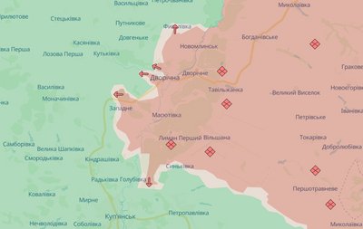 Ситуація поблизу Дворічної на Харківщині на 24 лютого 2025 року Ситуація поблизу Дворічної на Харківщині на 24 лютого 2025 року