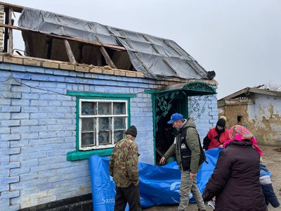 Миколаївські волонтери доставили гуманітарну допомогу в деокуповане село на Херсонщині