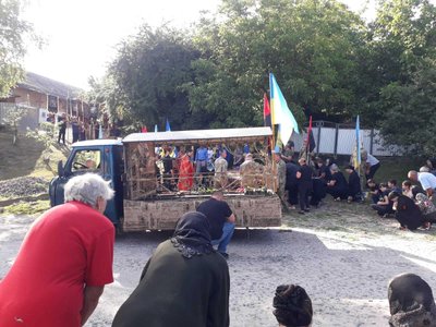 Володимир Новоринський, прощання з військовим, ЗСУ, Тернопільщина, червень 2024 Володимир Новоринський, прощання з військовим, ЗСУ, Тернопільщина, червень 2024
