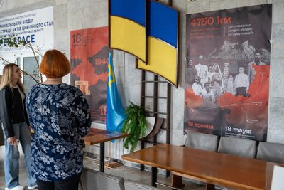 День пам’яті жертв геноциду кримськотатарського народу, виставка, глядачі День пам’яті жертв геноциду кримськотатарського народу, виставка, глядачі