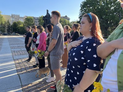 Чотирнадцятий день поспіль миколаївці збираються на акцію на підтримку Федорова Чотирнадцятий день поспіль миколаївці збираються на акцію на підтримку Федорова