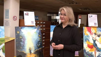 "Малюю серцем": виставку картин вдів та матерів загиблих воїнів презентували у Рівному "Малюю серцем": виставку картин вдів та матерів загиблих воїнів презентували у Рівному