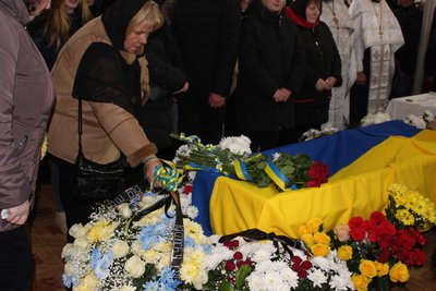 На Закарпатті попрощалися із військовим Віктором Пацканом