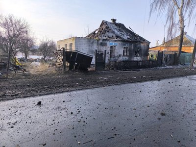 По Золочеву на Харківщині вдарив російський КАБ По Золочеву на Харківщині вдарив російський КАБ