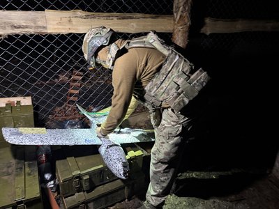 “Підрив. Є”. Як на Донеччині військові вночі перехоплюють російські дрони над Слов’янськом “Підрив. Є”. Як на Донеччині військові вночі перехоплюють російські дрони над Слов’янськом