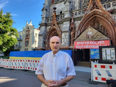 "Свято про святе": у столичному храмі святого Миколая провели молебень до Дня Незалежності