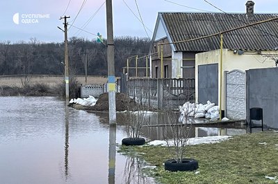 Танення снігу спричинило підтоплення Березівки та околиць: фото наслідків негоди Танення снігу спричинило підтоплення Березівки та околиць: фото наслідків негоди