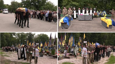 У Кропивницькому попрощалися із загиблими на війні Сергієм Мусіякою та Денисом Шевченком У Кропивницькому попрощалися із загиблими на війні Сергієм Мусіякою та Денисом Шевченком