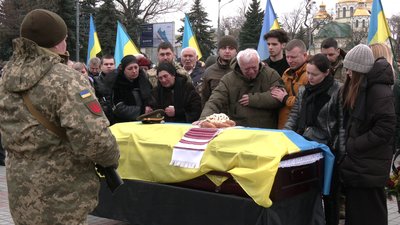 У Рівному попрощалися із полковником ЗСУ Андрієм Наконечним У Рівному попрощалися із полковником ЗСУ Андрієм Наконечним