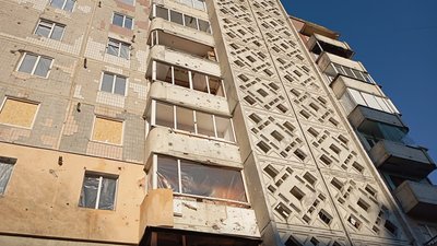 Пошкоджений будинок, 15 Квітня, 24 листопада 2025, Тернопіль Пошкоджений будинок, 15 Квітня, 24 листопада 2025, Тернопіль