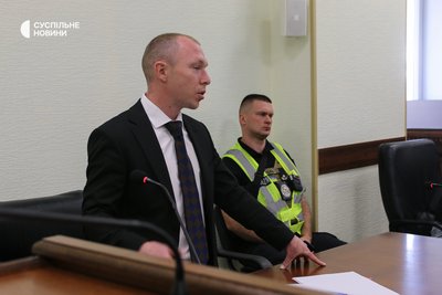 Прокурор Руслан Іжук під час засідання Київського апеляційного суду Києва, 8 вересня 2025 року