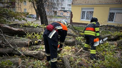 Рятувальники ліквідують наслідки негоди на Чернігівщині 4 листопада 2024 року Рятувальники ліквідують наслідки негоди на Чернігівщині 4 листопада 2024 року