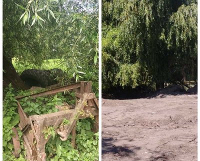 Після звернення екоінспекції громада на Рівненщині прибрала стару техніку біля річки Устя