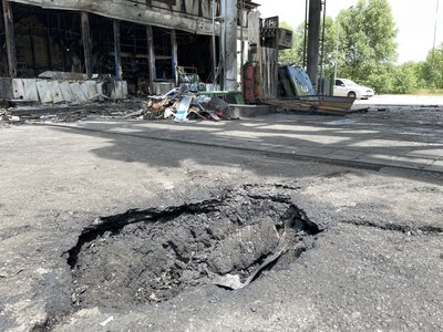 На Полтавщині касирка АЗС отримала уламкові поранення внаслідок нічної атаки БпЛА На Полтавщині касирка АЗС отримала уламкові поранення внаслідок нічної атаки БпЛА