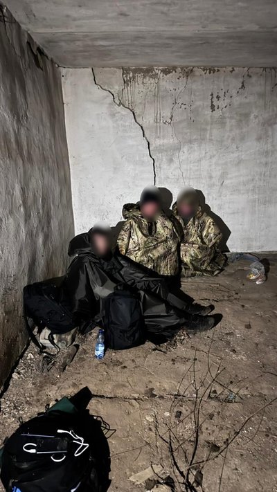 Затримані чоловіки, які рухались в бік кордону з Молдовою