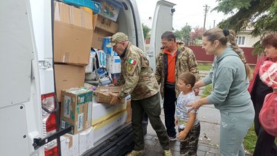 Благодійний фонд "Сміливі люди", допомога з Італії
