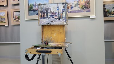 "Через художника бачити Рівне по-іншому": виставка митця Миколи Шолудька відкрилася у Рівному "Через художника бачити Рівне по-іншому": виставка митця Миколи Шолудька відкрилася у Рівному