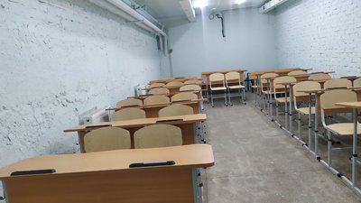 Приміщення в укритті для навчання Приміщення в укритті для навчання
