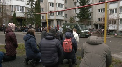 У Тернополі зустріли тіло захисника Андрія Буди, прощання з військовим, 13 грудня 2025 року У Тернополі зустріли тіло захисника Андрія Буди, прощання з військовим, 13 грудня 2025 року