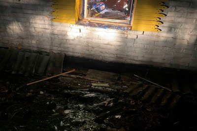 Через падіння уламків БпЛА зазанала поранень жінка на Полтавщині Через падіння уламків БпЛА зазанала поранень жінка на Полтавщині