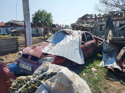 Пошкоджені будинки та об'єкти інфраструктури: наслідки атаки РФ по Київщині Пошкоджені будинки та об'єкти інфраструктури: наслідки атаки РФ по Київщині