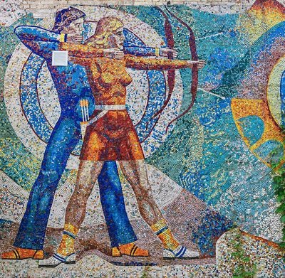 Мозаїка, культурна спадщина, модернізм, Львів, спорт, стадіон СКА Мозаїка, культурна спадщина, модернізм, Львів, спорт, стадіон СКА