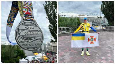 Рятувальник із Полтавщини Андрій Гречаний пробіг марафон у Києві: подолав понад 42 кілометри Рятувальник із Полтавщини Андрій Гречаний пробіг марафон у Києві: подолав понад 42 кілометри