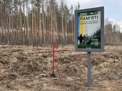 На Полтавщині висадили "Ліс пам’яті" на честь загиблого лісівника
