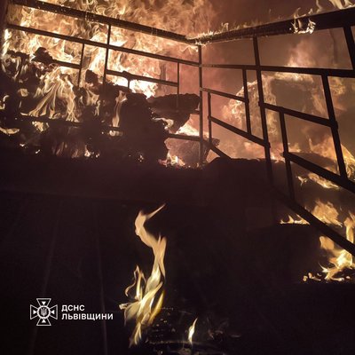 Пожежа у будинку на вул. Левандівській Пожежа у будинку на вул. Левандівській