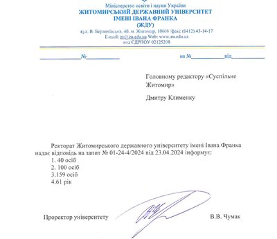 Як у Житомирі збільшилася кількість студентів-чоловіків старшого віку з початку повномасштабного вторгнення Як у Житомирі збільшилася кількість студентів-чоловіків старшого віку з початку повномасштабного вторгнення