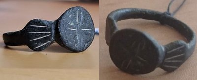 На Волині знайшли бронзовий перстень давньоруського періоду, якому 800 років На Волині знайшли бронзовий перстень давньоруського періоду, якому 800 років