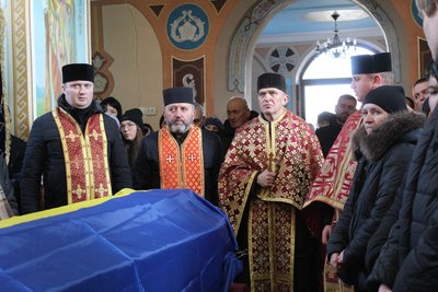 Прощання з військовим Петром Гулькою, Тернопільщина, 18 грудня 2025 року