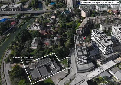 Ресторан Спорт. Будівництво багатоповерхівки Ресторан Спорт. Будівництво багатоповерхівки