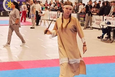 Карина Бахур на Чемпіонаті Європи-2025 в Італії, де вона виборола золото Карина Бахур на Чемпіонаті Європи-2025 в Італії, де вона виборола золото