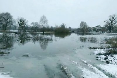 Орільське водосховище, 15 лютого 2026 року Орільське водосховище, 15 лютого 2026 року