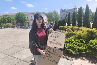 У Житомирі провели акцію проти проєкту нового Цивільного кодексу У Житомирі провели акцію проти проєкту нового Цивільного кодексу