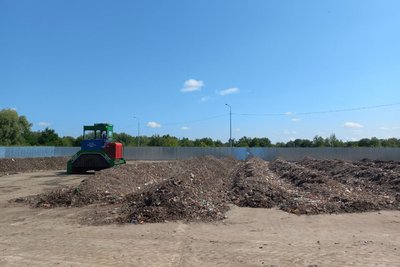 На сміттєпереробному заводі у Житомирі розчали виробляти технічний ґрунт На сміттєпереробному заводі у Житомирі розчали виробляти технічний ґрунт
