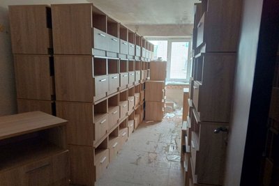 У селищі на Житомирщині облаштовують гуртожиток для переселенців У селищі на Житомирщині облаштовують гуртожиток для переселенців