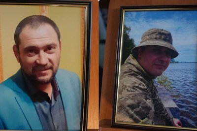 Херсон, загиблі українські захисники Денис Рововий та Валерій Галушко Херсон, загиблі українські захисники Денис Рововий та Валерій Галушко