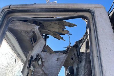 У Верхньому Піщаному РФ вдарила по сміттєвозу У Верхньому Піщаному РФ вдарила по сміттєвозу
