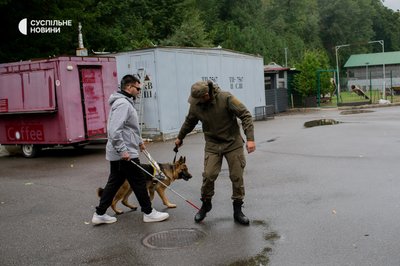 Ветеран Денис Абдулін задумався про те, щоб завести й собі собаку-поводиря