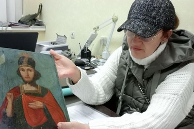Музейна колекція Херсонського художнього музею поповнилась старовинною іконою "Іоан Воїн" Музейна колекція Херсонського художнього музею поповнилась старовинною іконою "Іоан Воїн"
