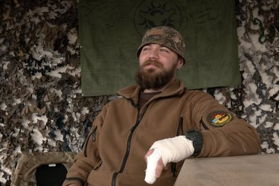 Командир добровольчого батальйону "Сонечко" Олександр Командир добровольчого батальйону "Сонечко" Олександр