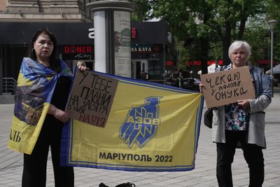 У Харкові відбулася акція на підтримку військовополонених Маріупольського гарнізону У Харкові відбулася акція на підтримку військовополонених Маріупольського гарнізону